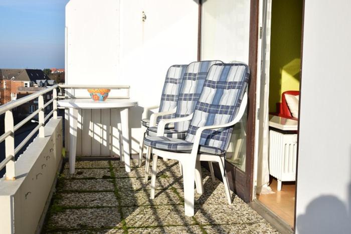 Geraeumiges 2-Zimmer-Appartement In Der 3. Etage Des Hauses. Westerland Exteriör bild